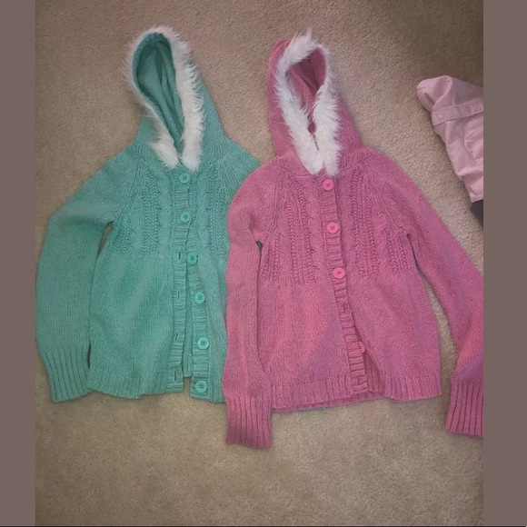 Justice Other - Girls Justice Hooded Cardigan Sweater (Lot of 2)